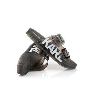 Pantofle karl lagerfeld jelly strap double buckle sandal černá 35