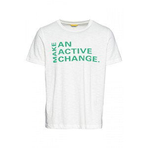 Tričko camel active t-shirt mit print bílá xxxl