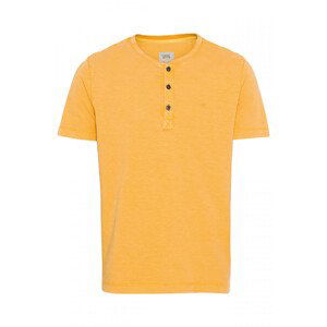 Tričko camel active henley shortsleeve žlutá l