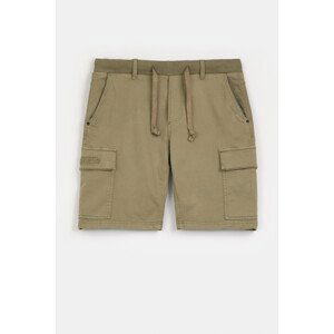 Šortky camel active shorts cargo zelená 33