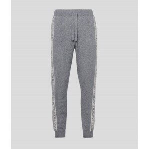 Tepláky karl lagerfeld unisex cashmere pants šedá xl