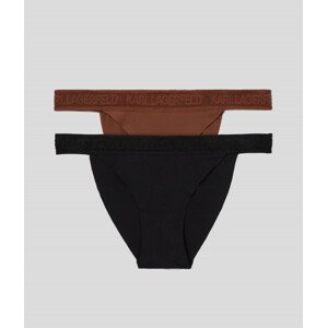 Spodní prádlo karl lagerfeld ultralight logo brief set 2-pack černá xs