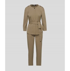 Overal karl lagerfeld klxav tailored jumpsuit šedá 40