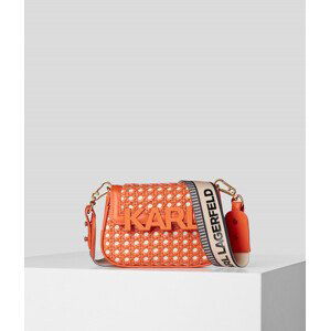 Crossbody karl lagerfeld k/letters woven sm crossbody oranžová none