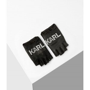 Rukavice karl lagerfeld k/signature whip glove černá s