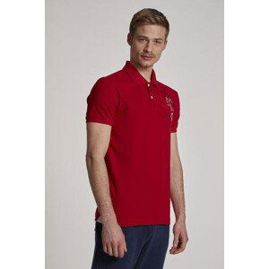 Polokošile la martina man polo s/s piquet stretch červená l