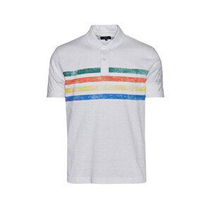 Polokošile la martina man polo s/s slub jersey bílá xl