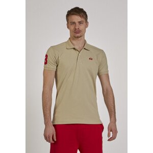 Polokošile la martina man polo s/s piquet stretch šedá l