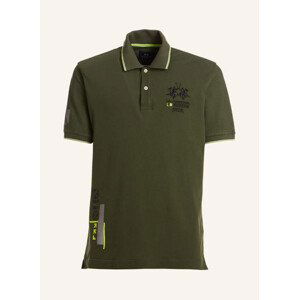 Polokošile la martina man polo s/s piquet stretch zelená xxl