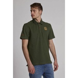 Polokošile la martina man polo s/s piquet stretch zelená xl