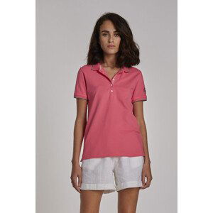 Polokošile la martina woman polo s/s piquet stretch růžová 2