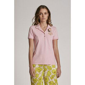 Polokošile la martina woman polo s/s piquet stretch růžová 2