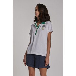 Polokošile la martina woman polo s/s piquet stretch bílá 5