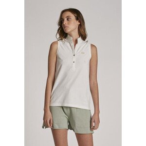 Polokošile la martina woman polo sleeveless piquet s bílá 2