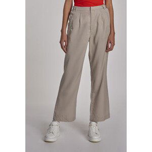 Kalhoty la martina woman trousers lyocell šedá 1
