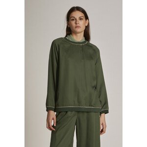 Halenka la martina woman blouse lyocell twill zelená 1