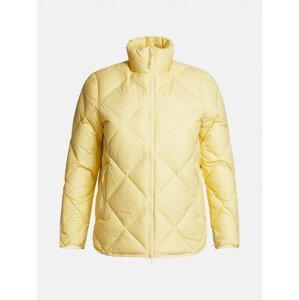 Bunda peak performance w mount down liner jacket žlutá xs
