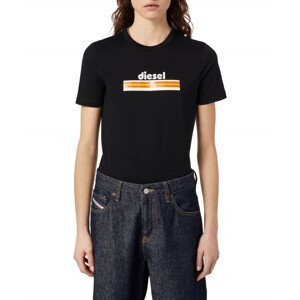 Tričko diesel t-reg-c26 t-shirt černá l