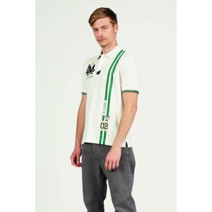 Polokošile la martina man polo s/s cotton piquet bílá xxl