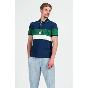 Polokošile la martina man polo s/s cotton piquet modrá s