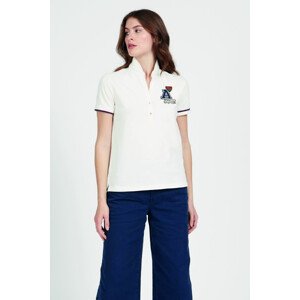 Polokošile la martina woman polo s/s piquet stretch bílá 4