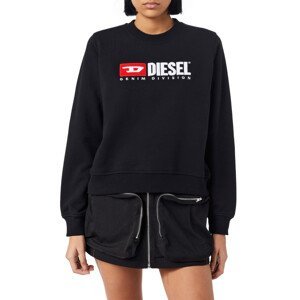 Mikina diesel f-reggy-div sweat-shirt černá xs