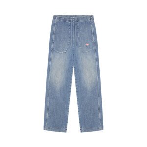 Džíny diesel d-martians-ne sweat jeans modrá xs