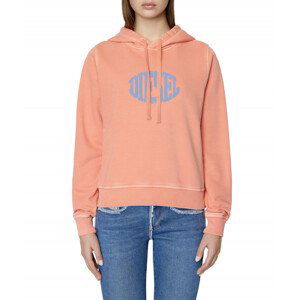 Mikina diesel f-reggy-hood-e2 sweat-shirt oranžová xs