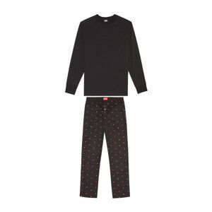 Pyžamo diesel umkit-justin-derik pyjama černá l