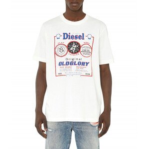 Tričko diesel t-just-e36 t-shirt bílá l