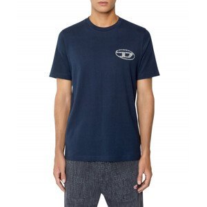 Tričko diesel t-just-d-mon t-shirt modrá s