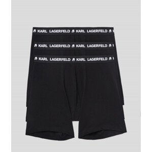 Spodní prádlo karl lagerfeld logo boxer set 3-pack černá s