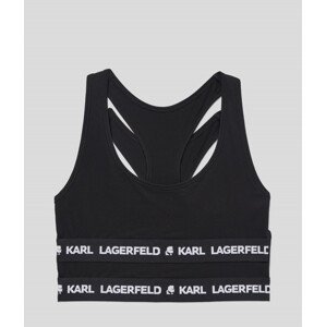 Spodní prádlo karl lagerfeld logo bralette 2-pack černá l