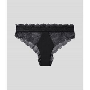 Spodní prádlo karl lagerfeld tailored lace bikini brief černá m