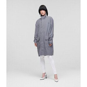 Kabát karl lagerfeld unisex reflective parka šedá m