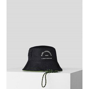 Klobouk karl lagerfeld rsg nylon rev bucket hat černá none