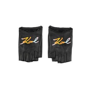 Rukavice karl lagerfeld k/signature multi print glove černá s
