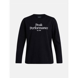 Tričko peak performance jr original ls černá 140