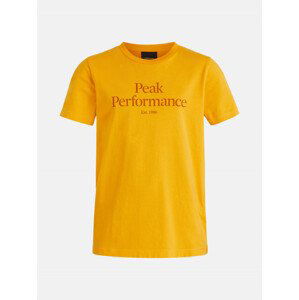 Tričko peak performance jr original tee žlutá 130