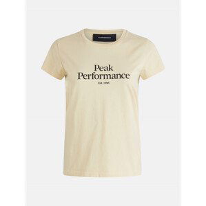 Tričko peak performance w original tee hnědá l