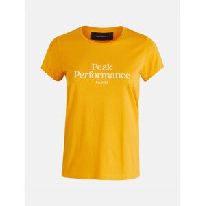 Tričko peak performance w original tee žlutá m