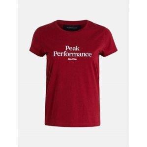 Tričko peak performance w original tee červená xs