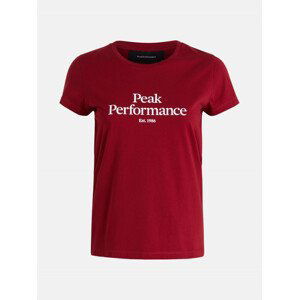 Tričko peak performance w original tee červená s