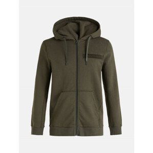 Mikina peak performance m ease zip hood zelená s