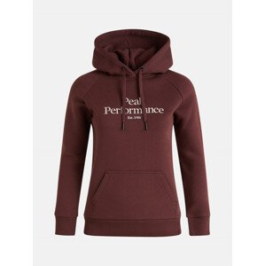 Mikina peak performance w original hood hnědá m