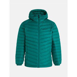 Bunda peak performance m frost down hood jacket zelená m