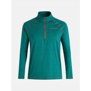 Termo prádlo peak performance m spirit half zip zelená xl