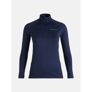 Termo prádlo peak performance w spirit half zip modrá s