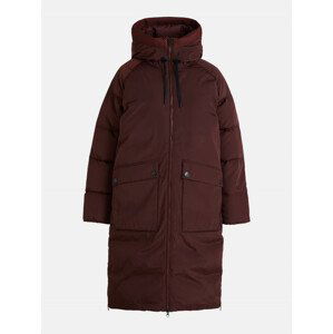 Kabát peak performance w stella coat hnědá s