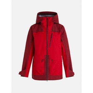 Lyžařská bunda peak performance m vertical 3l gore-tex jacket červená m